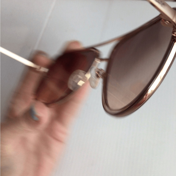 NEW Quay All In Australia Champagne Gold Aviator Sunglasses main image 6